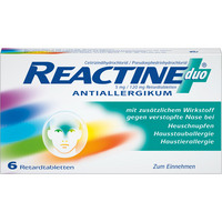 Reactine Duo Vergleich Versandapotheken